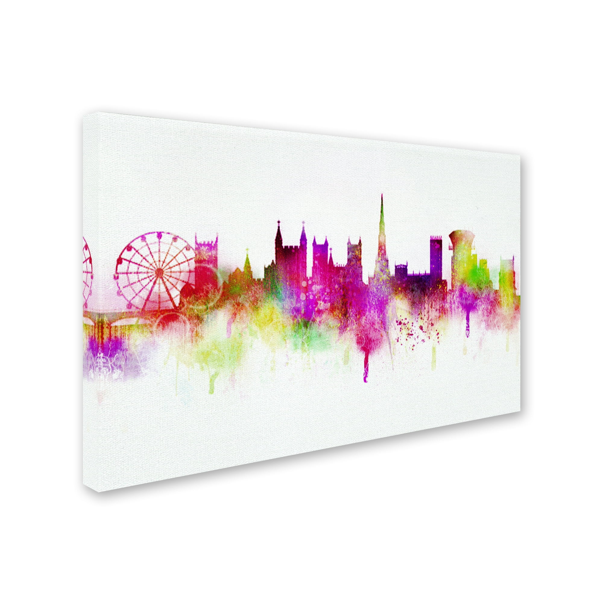 Trademark Fine Art 'Cityscape 2' Canvas Art by ALI Chris