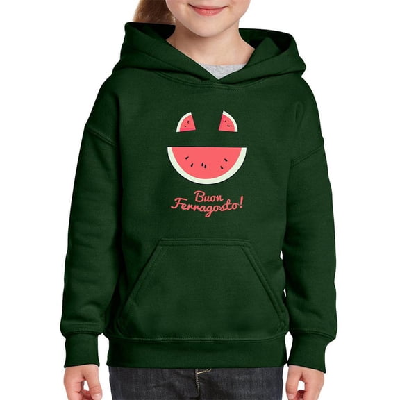 Buon Ferragosto Melon Hoodie Juniors -Image by Shutterstock, x-Large