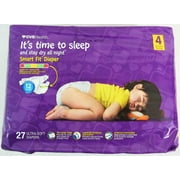 CVS Health Smart Fit Overnight Diapers, Size 4 / 22-37 lbs, 27 count