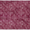 thumbnail image 4 of oneOone Organic Cotton Poplin Twill Fabric Geometric Maze Kasuri Print Sewing Fabric BTY 42 Inch Wide, 4 of 4