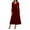 Wine, variant on Efsteb Long Sleeve Dress for Women Wedding Guest Velvet Maxi Dress V Neck Wrap Waist Long Dresses Elegant Evening Bodycon Cocktail Gowns (Blue,XL)