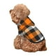 thumbnail image 5 of Fotbe Orange Plaid Sudadera con Estampado para Perros Pequeños – Suéter con Capucha para Mascotas, Tela Suave de Forro Polar con Bolsillo-Small, 5 of 7
