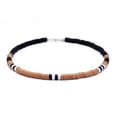 thumbnail image 1 of Collier de Perles Heishi Mode Bohème Collier de Surfeur Heishi Collier Ras du Cou, 1 of 8