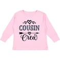 thumbnail image 3 of Inktastic Cousin Crew Girls Long Sleeve Toddler T-Shirt, 3 of 5