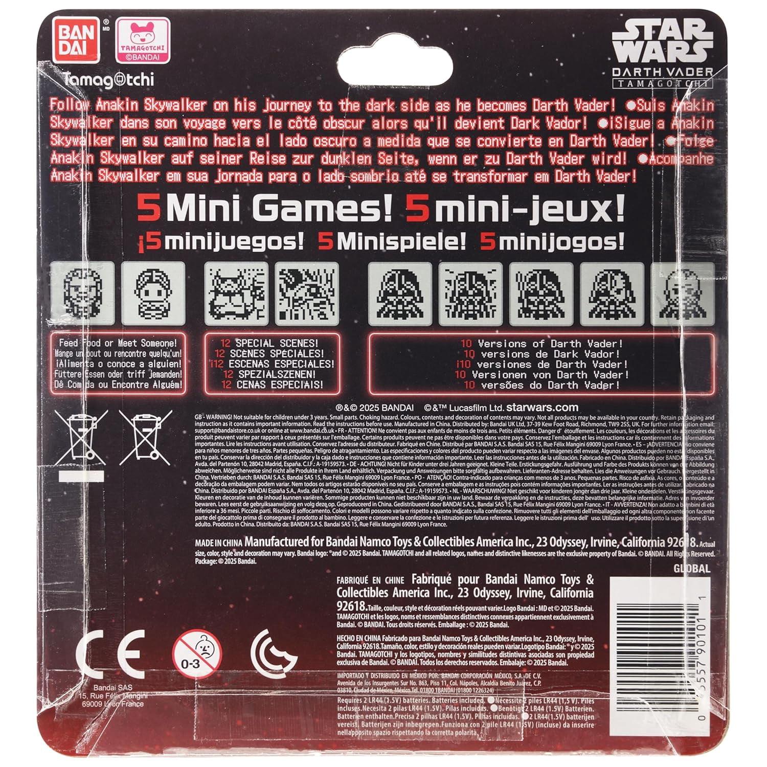 Tamagotchi Nano x Star Wars - Darth Vader with Silicone Case Set