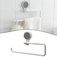 thumbnail image 4 of Bathroom Towel Paper Roll Rack Vacuum Suction Cup Kitchen shelf Holder Stand, 4 of 11