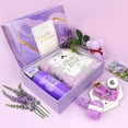 thumbnail image 7 of Spa Gifts for Women, Lavender 16 Pcs Self Care Gifts for Women, Birthday Christmas Gift Basket for Mom Wife Girlfriend Her Sister, Thank You, Get Well, Sympathy Inspirational Care Package Spa Basket, 7 of 7