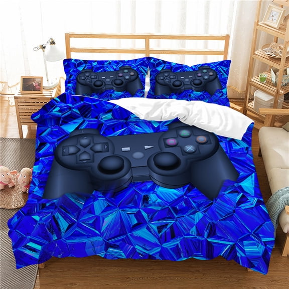 YJHDM Luxury Soft Game Pad Bedding Set 3D HD Printed Gamer Boys Teen Duvet Cover Pillow Cover 2/3pcs