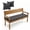 Gray, variant on JOVELL Waterproof Outdoor Bench Cushion, 48x18x3.5 Inch Thick Patio Swing Cushion with Ties, High-Density Foam Garden Porch Furniture Cushion, Gray