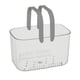 thumbnail image 1 of Cesta de mano transparente Mango cómodo Orificios de ventilación Fácil acceso Cesta de almacenamiento de frutas versátil para acampar Gris, 1 of 12