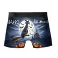 thumbnail image 2 of Happy Halloween Great Dane Witch Pumpkins Bats All Over Print Boxer Briefs Underwear for Men Dad Danes Dog Lover Gifts - 13012, 2 of 6