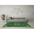 thumbnail image 3 of Ahgly Company Indoor Rectangle Medallion Emerald Green Traditional Area Rugs, 5' x 8', 3 of 4