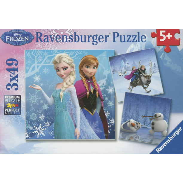 forælder pinion Rodeo Ravensburger - Disney Frozen - Winter Adventures - 3 Pack - 3 x 49 Piece  Kids Jigsaw Puzzle - Walmart.com