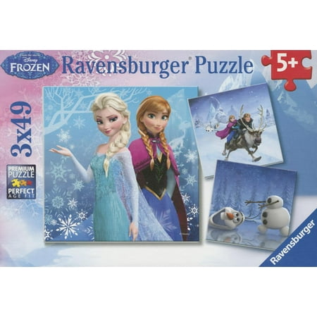 Disney Frozen Winter Adventures (3 X 49 PC Puzzles) (Best Puzzle Adventure Games)
