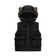 thumbnail image 2 of Esaierr Toddler Fleece Vest Jacket Coats for Boys Girls,1-7Y Baby Thickened Warm Sleeveless Fleece Jacket Kids Winter Vest Outwear with Pockets, 2 of 7