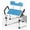 Black, variant on Shower Chair for Inside Shower [Military Grade] [500 lbs Heavy Duty] Shower Seat with Arms and Back for Bathtub, [FSA/HSA Eligible] Height Adjustable Safety Bath Seat for Elderly and Disabled, Adults