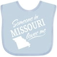 thumbnail image 3 of Inktastic Someone in Missouri Loves Me Boys or Girls Baby Bib, 3 of 4