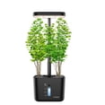 thumbnail image 3 of LEEYNEER Indoor Hydroponic System 4 Pod Plant Germination Machine with Led Light and Automatic Water Circulation Black, 3 of 5