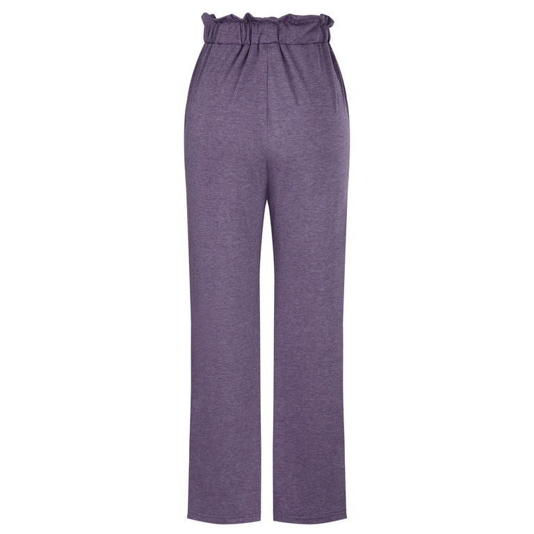 YWDJ Palazzo Pants for Women Casual Drawstring With Pockets