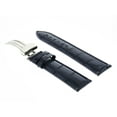 thumbnail image 2 of 22MM LEATHER WATCH STRAP BAND FOR DEPLOYMENT CLASP IWC PILOT PORTUGUESE DARK BLUE, 2 of 2