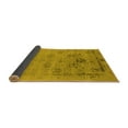 thumbnail image 2 of Ahgly Company Indoor Square Oriental Yellow Industrial Area Rugs, 5' Square, 2 of 4