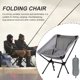 thumbnail image 2 of Silla de pesca portátil Espesar Asiento de tela Oxford para barbacoa Viajes Pesca Senderismo JShteea El nuevo, 2 of 6