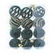 thumbnail image 1 of Bolas Decorativas De Terciopelo Juego de 12 bolas navideñas flocadas de 4 cm para decorar el árbol de Navidad JASKFLY, 1 of 8