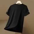 thumbnail image 6 of BXINGOHAI Men's Athletic Shirts Big and Tall Workout Running Short Sleeve T-Shirt Quick Dry Lightweight Gym Tee Tops Clearance Sale Black,2XL, 6 of 6