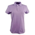 thumbnail image 2 of Women's Classic Fit Cotton Polo Shirt Prpl X-Small, 2 of 3
