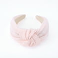 thumbnail image 5 of Unique Bargains 1 Pc Lace Tie Wide Headbands for Women Pink, 5 of 6