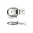 thumbnail image 3 of Lishi Trailer D-Rings with Ground Fixing - 580 Kg Capacity (10Pcs), 3 of 5