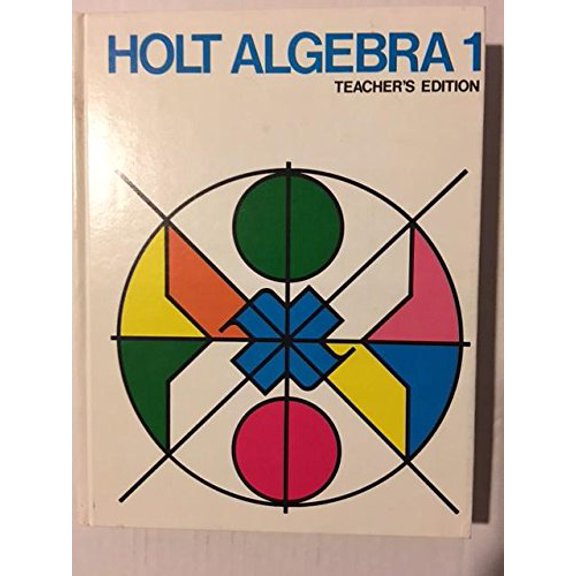 Pre-Owned Holt algebra 1, 9780030913204, 0030913209, Hardcover, Teacher's ed edition