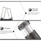 thumbnail image 3 of Luz Para Acampar Al Aire Libre, Linterna Para Acampar, Foco Portátil, Luz De Trabajo Telescópica, Reflector Impermeable, Antorcha De Emergencia seitruly HA025035-02, 3 of 6