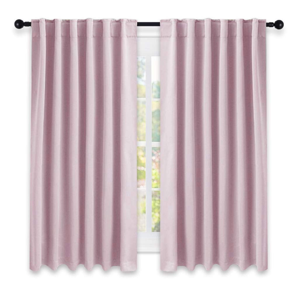 Tayyakoushi Draperies Blackout Curtain Panels Lavender Pink Baby Pink Color 52 X 63 Inches Tayyakoushi Draperies Blackout Curtain Panels Lavender Pink Baby Pink Color 52 X 63 Inches