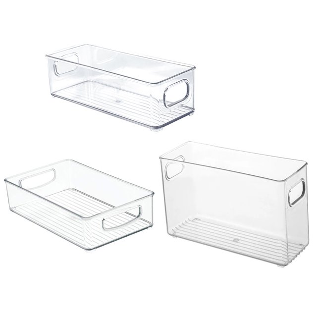 Caja de almacenamiento para refrigerador, cajón transparente para gabinete de cocina, organizador de huevos para mascotas, contenedor de alimentos para frutas, juego de 3 piezas Speravity HA003604-06
