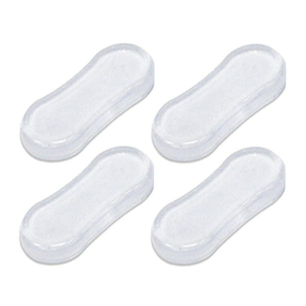 4 piezas Universal de parachoques de asiento de inodoro con fuerte adhesivo parachoques almohadillas de repuesto para familias, hoteles,