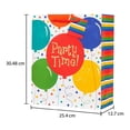 thumbnail image 4 of Bolsa de Regalo Paper Craft Grande Party Time Globos, 4 of 4
