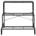 thumbnail image 3 of Costway 3 Tier Outdoor Metal Plant Stand Flower Planter Garden Display Shelf Rack, 3 of 7