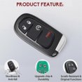 thumbnail image 4 of Car Key Fob Keyless Entry Remote Control Gq4-54t For Dodge Ram 1500 2500 3500 2013-2018 433mhz Id46 Chip 56046956ac, 4 of 5