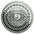 thumbnail image 1 of 2018 1 oz Silver Shield PF Round - MiniMintage Third Eye Chakra, 1 of 4