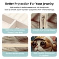 thumbnail image 3 of Retro Cat Travel Portable Square Organizer Box: Earring Organizer & Jewelry Display for Girls and Women, 3 of 6