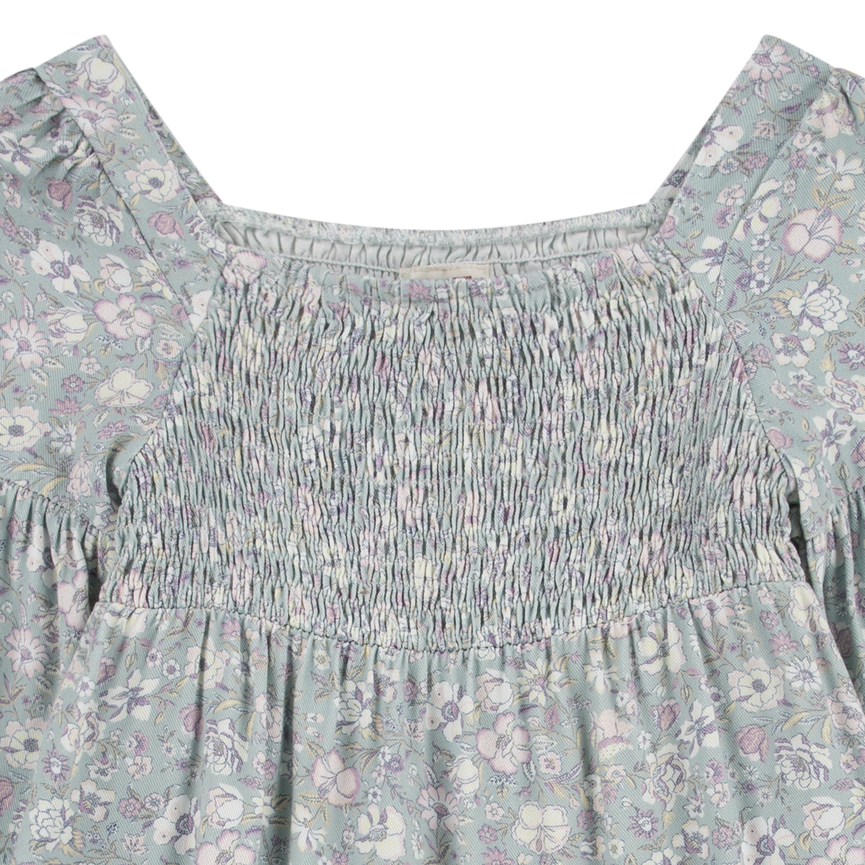 Levi Girls Long Sleeve Smocked Top Dress, Sizes 7-16
