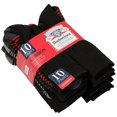 thumbnail image 3 of Budweiser 871517 Budweiser Logos Mens Athletic Crew Socks Multipack, Black - 10 Pair, 3 of 3