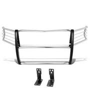 DNA Motoring GRILL-G-078-SS For 2010 to 2018 Ram Truck 2500 3500 Stainless Steel Front Bumper HeadLight Grille Brush Guard 11 12 13 14 15 16 17
