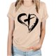 thumbnail image 1 of Blusas de Manga Corta para las Mujeres Imprimir Cuello Redondo Camiseta, Blusa Clásica Vintage para la Primavera Y el Verano, 1 of 4