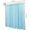 thumbnail image 2 of Privacy Partition Curtain, U-Shape Room Divider Portable Protection Curtain ﻿Metal Support for Beauty Salon SPA Fitting Room 1 Panel 86.6" H, 2 of 18