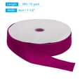 thumbnail image 2 of Unique Bargains Velvet Ribbon 1 1/2 Inch x 10 Yard Single Face Spool Silky DIY Crafts Gift Wrapping Bow Decoration Rose Red, 2 of 5