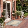 thumbnail image 3 of Safavieh Courtyard Steve Oriental Indoor/Outdoor Area Rug, Natural/Blue, 4' x 5'7", 3 of 10