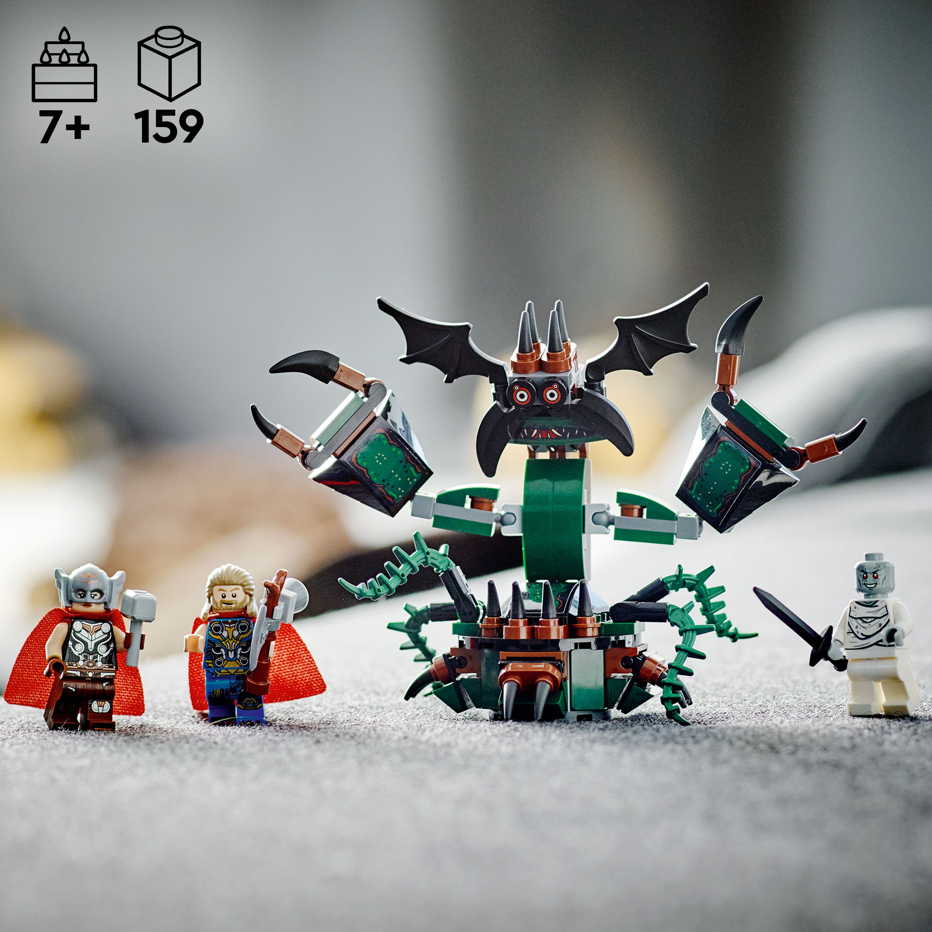 LEGO Marvel Attack on New Asgard, Thor Buildable Toy 76207 - image 5 of 8
