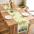 thumbnail image 3 of Summer Lemons Table Runner - 70 Inch Long, Kitchen Dining Table Runner Dresser Scarves, Rustic Black Plaid Truck Fruits Yellow Farmhouse Decor for Coffee Tables Wedding Party Banquet, 3 of 8